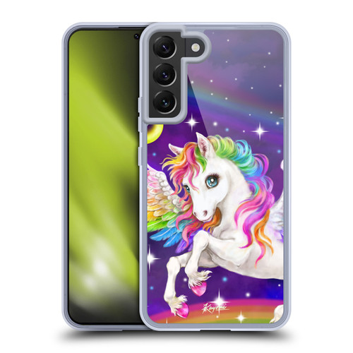 Kayomi Harai Magical Fantasy Rainbow Unicorn Soft Gel Case for Samsung Galaxy S22+ 5G & MagSafe