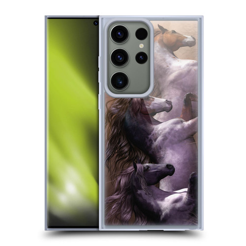 Laurie Prindle Western Stallion Run To Freedom Soft Gel Case for Samsung Galaxy S23 Ultra 5G & MagSafe