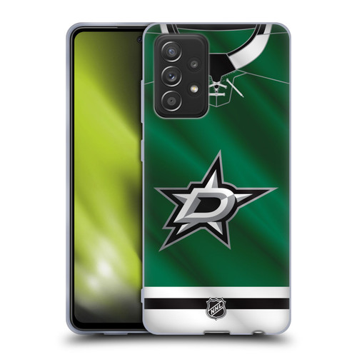 NHL Dallas Stars Jersey Soft Gel Case for Samsung Galaxy A52 / A52s / 5G (2021)