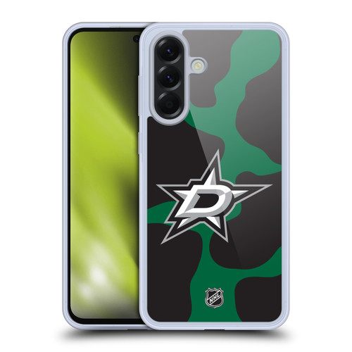NHL Dallas Stars Cow Pattern Soft Gel Case for Samsung Galaxy A56 5G