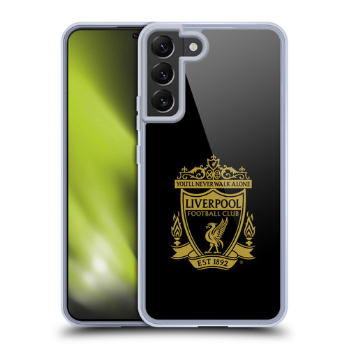 Liverpool Football Club Crest 1 Black 3 Soft Gel Case for Samsung Galaxy S22+ 5G & MagSafe