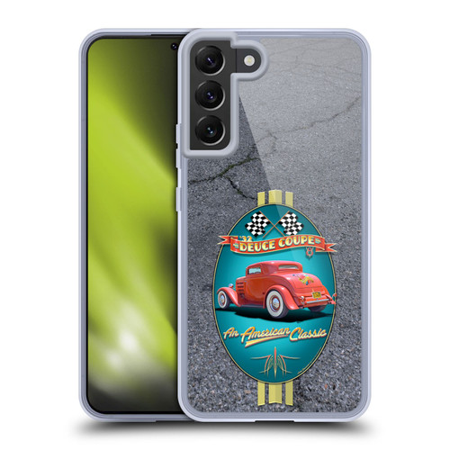 Larry Grossman Retro Collection Deuce Coupe Classic Soft Gel Case for Samsung Galaxy S22+ 5G & MagSafe