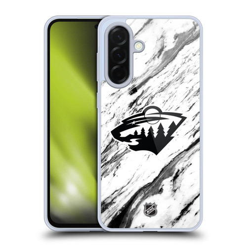 NHL Minnesota Wild Marble Soft Gel Case for Samsung Galaxy A36 5G