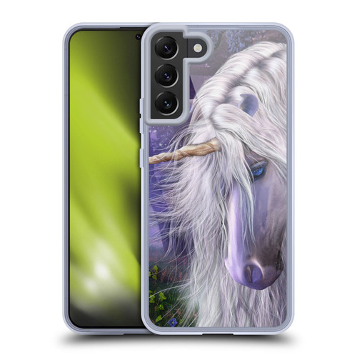 Laurie Prindle Fantasy Horse Moonlight Serenade Unicorn Soft Gel Case for Samsung Galaxy S22+ 5G & MagSafe