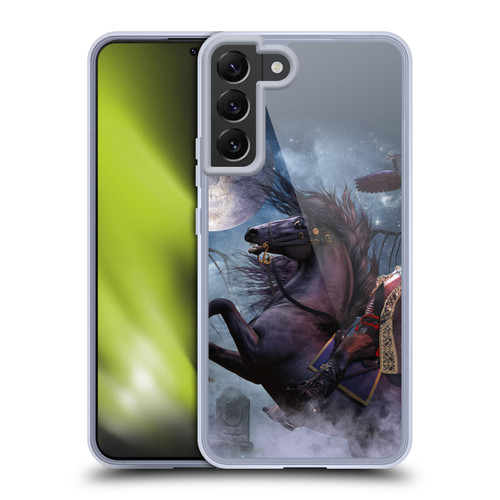Laurie Prindle Fantasy Horse Sleepy Hollow Warrior Soft Gel Case for Samsung Galaxy S22+ 5G & MagSafe