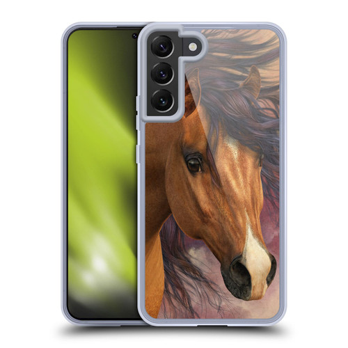 Laurie Prindle Western Stallion Flash Soft Gel Case for Samsung Galaxy S22+ 5G & MagSafe