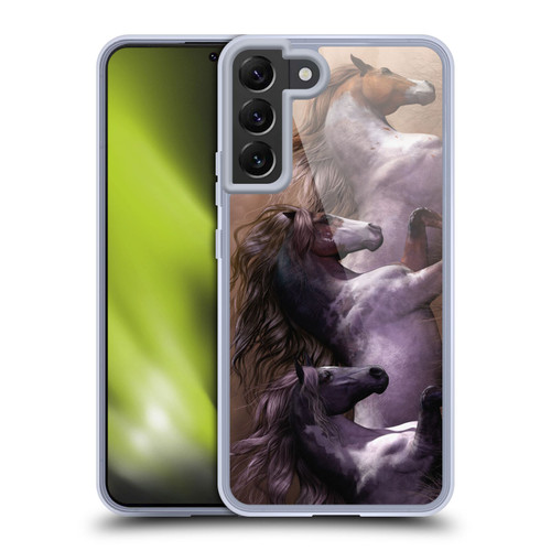 Laurie Prindle Western Stallion Run To Freedom Soft Gel Case for Samsung Galaxy S22+ 5G & MagSafe