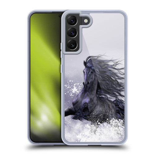 Laurie Prindle Western Stallion Winter Thunder Soft Gel Case for Samsung Galaxy S22+ 5G & MagSafe