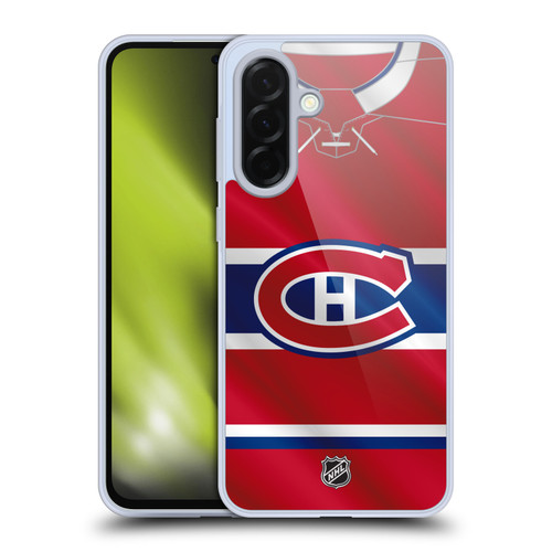 NHL Montreal Canadiens Jersey Soft Gel Case for Samsung Galaxy A36 5G