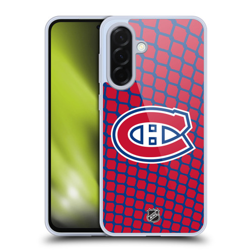 NHL Montreal Canadiens Net Pattern Soft Gel Case for Samsung Galaxy A36 5G