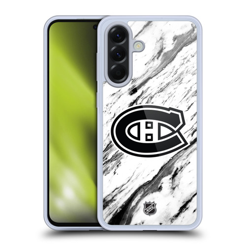 NHL Montreal Canadiens Marble Soft Gel Case for Samsung Galaxy A56 5G