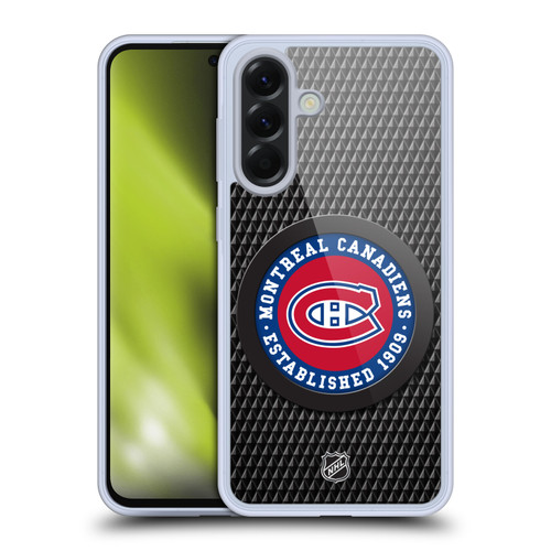 NHL Montreal Canadiens Puck Texture Soft Gel Case for Samsung Galaxy A56 5G