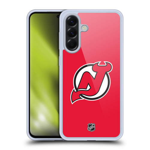 NHL New Jersey Devils Plain Soft Gel Case for Samsung Galaxy A56 5G
