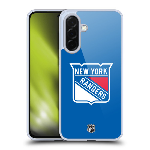 NHL New York Rangers Plain Soft Gel Case for Samsung Galaxy A36 5G