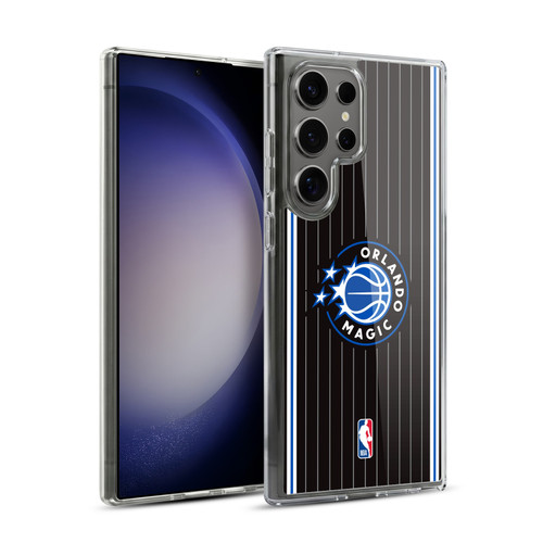 NBA Orlando Magic Logo Black Design Soft Gel Case for Samsung Galaxy S23 Ultra 5G & MagSafe