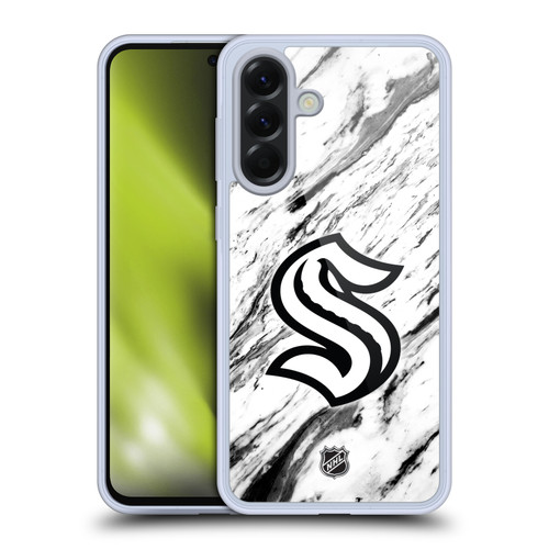 NHL Seattle Kraken Marble Soft Gel Case for Samsung Galaxy A56 5G