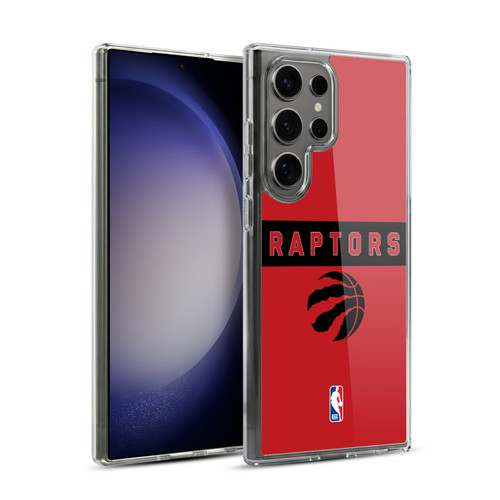 NBA Toronto Raptors Logo Red Design Soft Gel Case for Samsung Galaxy S23 Ultra 5G & MagSafe