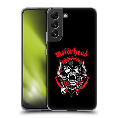 Motorhead Logo Everything Louder Than Everything Else Soft Gel Case for Samsung Galaxy S22+ 5G & MagSafe
