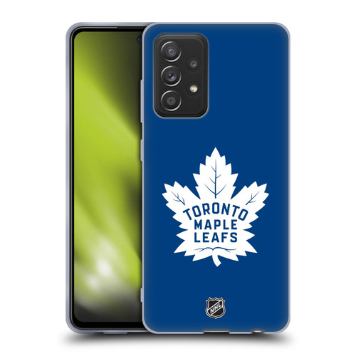 NHL Toronto Maple Leafs Plain Soft Gel Case for Samsung Galaxy A52 / A52s / 5G (2021)