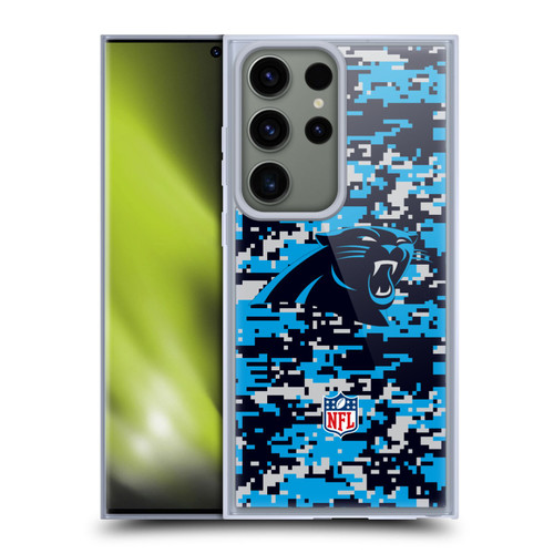 NFL Carolina Panthers Graphics Digital Camouflage Soft Gel Case for Samsung Galaxy S23 Ultra 5G & MagSafe