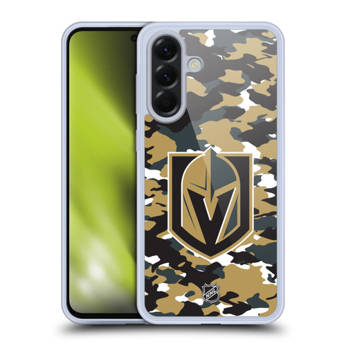NHL Vegas Golden Knights Camouflage Soft Gel Case for Samsung Galaxy A56 5G