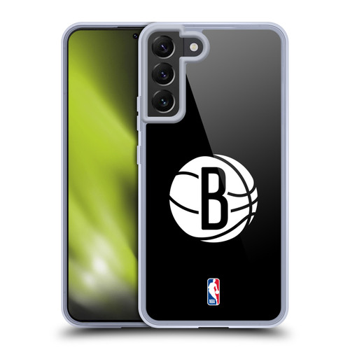 NBA Brooklyn Nets Logo Black Soft Gel Case for Samsung Galaxy S22+ 5G & MagSafe