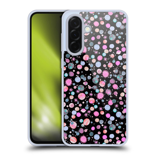 Ninola Colourful Patterns Space Planets Pink Soft Gel Case for Samsung Galaxy A36 5G