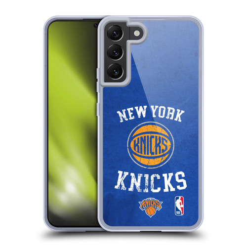 NBA New York Knicks Distressed Soft Gel Case for Samsung Galaxy S22+ 5G & MagSafe