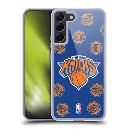NBA New York Knicks Patterns Soft Gel Case for Samsung Galaxy S22+ 5G & MagSafe