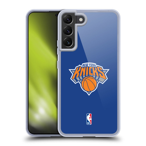 NBA New York Knicks Plain Soft Gel Case for Samsung Galaxy S22+ 5G & MagSafe