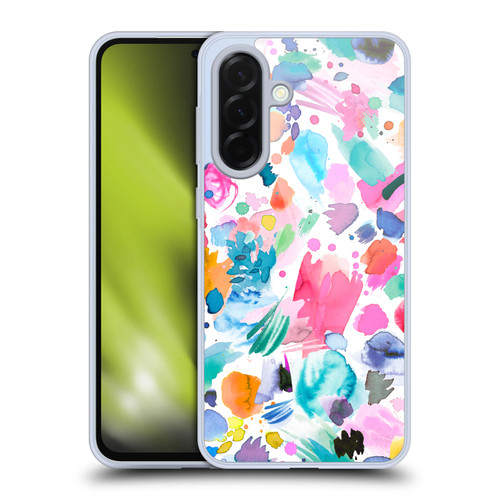 Ninola Colourful Prints Pink Scribbles Soft Gel Case for Samsung Galaxy A36 5G