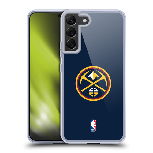 NBA Denver Nuggets Logo Midnight Blue Soft Gel Case for Samsung Galaxy S22+ 5G & MagSafe
