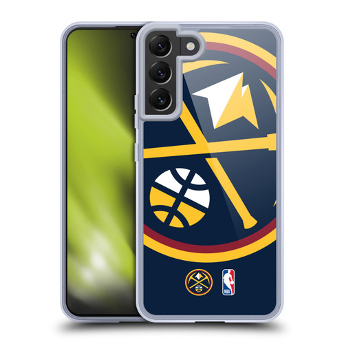 NBA Denver Nuggets Logo Oversized Soft Gel Case for Samsung Galaxy S22+ 5G & MagSafe