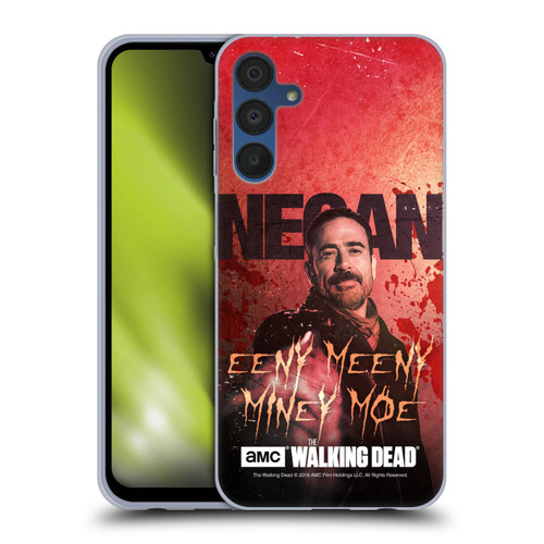 AMC The Walking Dead Negan Eeny Miney Coloured Soft Gel Case for Samsung Galaxy A15 & MagSafe