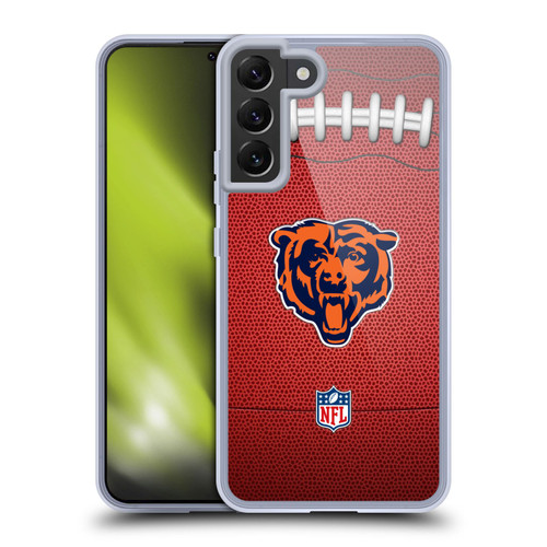 NFL Chicago Bears Graphics Football Soft Gel Case for Samsung Galaxy S22+ 5G & MagSafe