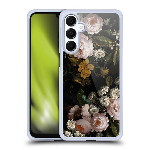 UtArt Antique Flowers Roses And Baby's Breath Soft Gel Case for Samsung Galaxy A16 5G & MagSafe