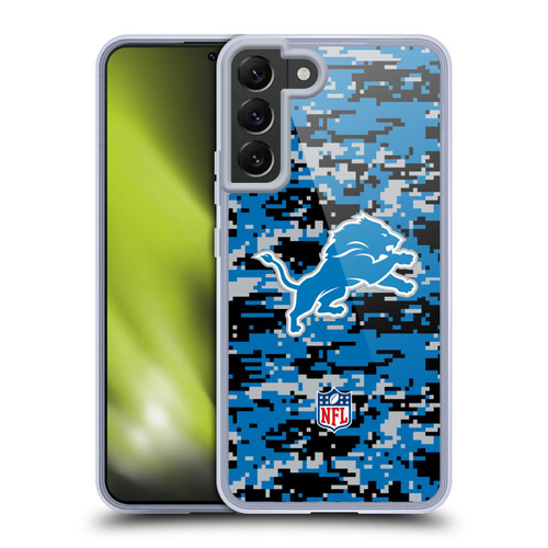 NFL Detroit Lions Graphics Digital Camouflage Soft Gel Case for Samsung Galaxy S22+ 5G & MagSafe