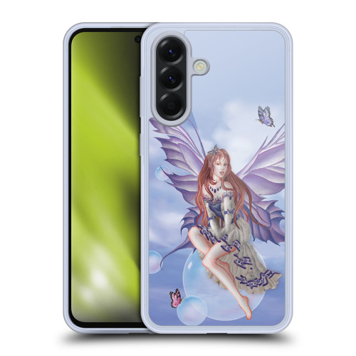 Nene Thomas Bubbles Purple Lace Fairy On Cat Soft Gel Case for Samsung Galaxy A56 5G
