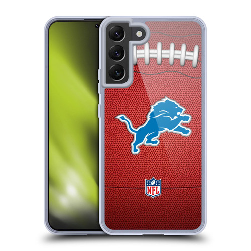 NFL Detroit Lions Graphics Football Soft Gel Case for Samsung Galaxy S22+ 5G & MagSafe