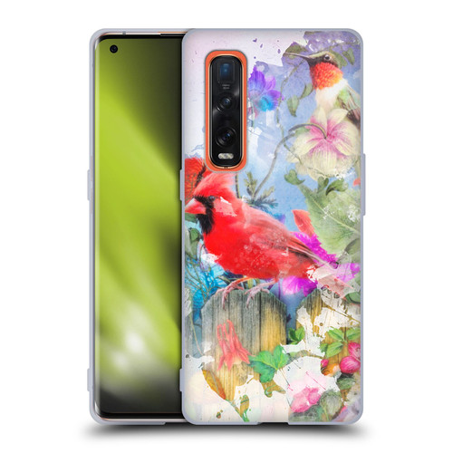 Aimee Stewart Assorted Designs Birds And Bloom Soft Gel Case for OPPO Find X2 Pro 5G