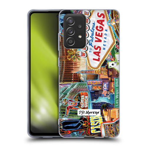 P.D. Moreno Cities Las Vegas 1 Soft Gel Case for Samsung Galaxy A52 / A52s / 5G (2021)