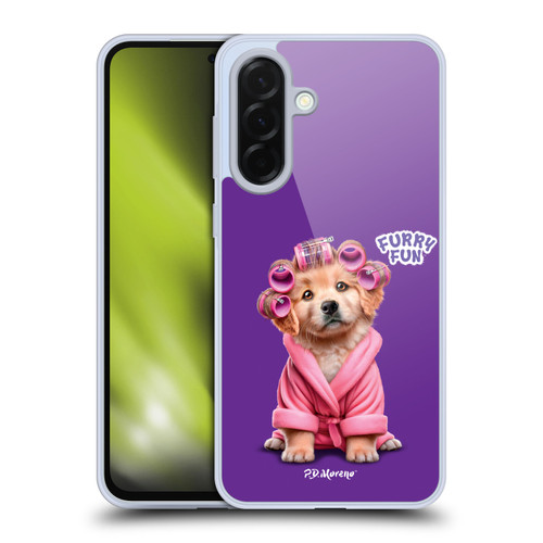 P.D. Moreno Furry Fun Artwork Puppy Soft Gel Case for Samsung Galaxy A36 5G