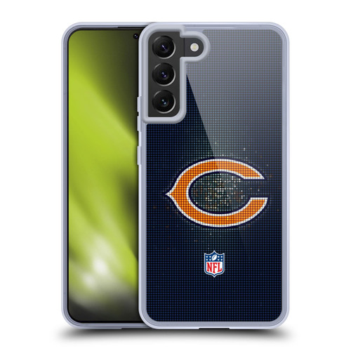 NFL Chicago Bears Artwork LED Soft Gel Case for Samsung Galaxy S22+ 5G & MagSafe