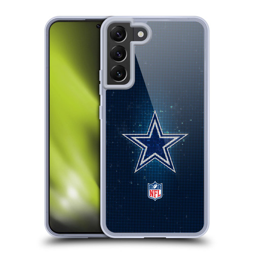 NFL Dallas Cowboys Artwork LED Soft Gel Case for Samsung Galaxy S22+ 5G & MagSafe