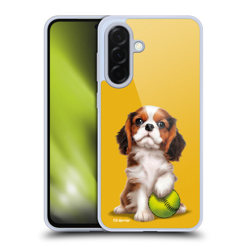 P.D. Moreno Sport Puppies Cavalier King Charles Baseball Soft Gel Case for Samsung Galaxy A36 5G