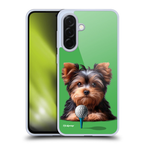 P.D. Moreno Sport Puppies Yorkshire Terrier Golf Soft Gel Case for Samsung Galaxy A36 5G