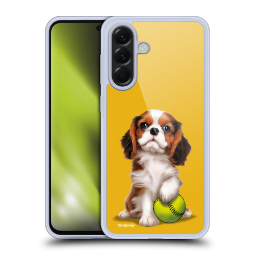 P.D. Moreno Sport Puppies Cavalier King Charles Baseball Soft Gel Case for Samsung Galaxy A56 5G