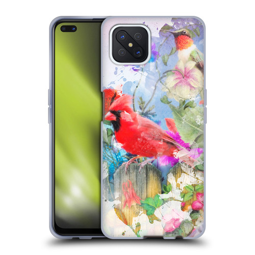 Aimee Stewart Assorted Designs Birds And Bloom Soft Gel Case for OPPO Reno4 Z 5G