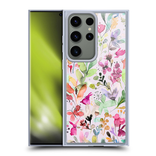 Ninola Flower Patterns Meadow Soft Gel Case for Samsung Galaxy S23 Ultra 5G & MagSafe