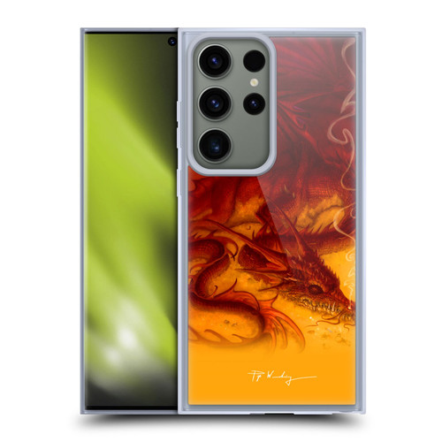 Piya Wannachaiwong Dragons Of Fire Treasure Soft Gel Case for Samsung Galaxy S23 Ultra 5G & MagSafe